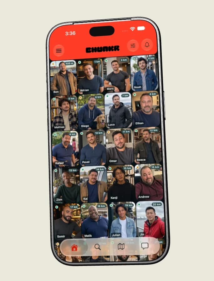 Chunkr nearby people preview